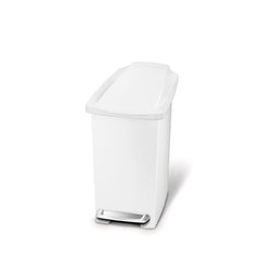 10 litre, slim pedal bin