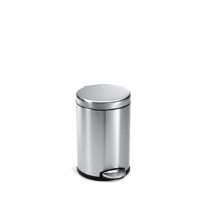 4.5 litre, round pedal bin