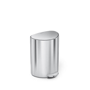 6L semi-round pedal bin