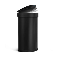 45 litre, semi-round sensor bin with liner pocket